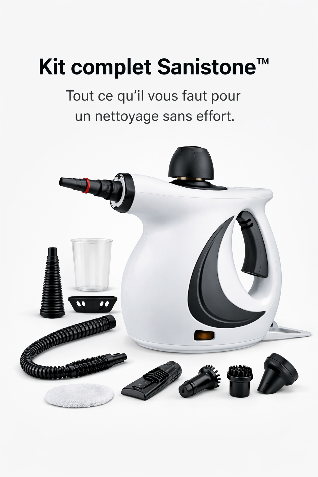 Sanistone™ - Nettoyeur à vapeur Puissant & Multi-usages